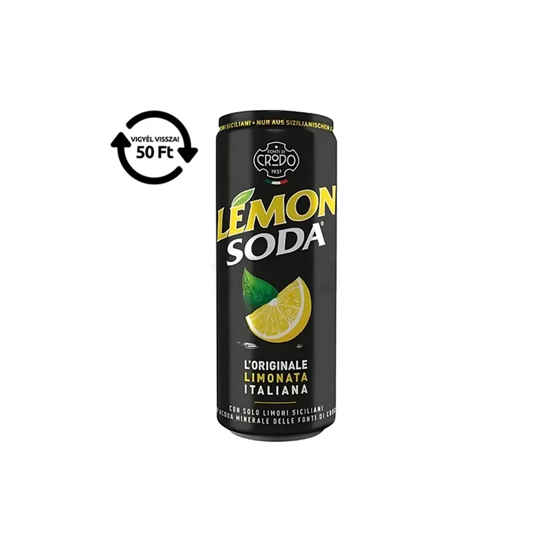 Fonti Di Crodo Lemon Soda 330 ml DRS