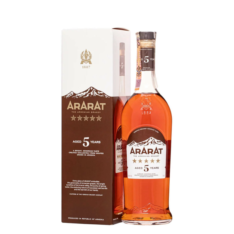 Ararat Brandy 5 years 0.7 L DD.