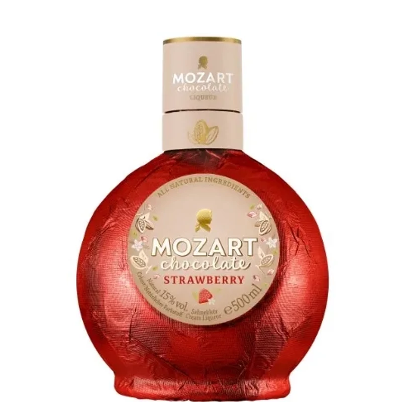 Mozart Likőr Strawberry White Chocolate 0.5 L