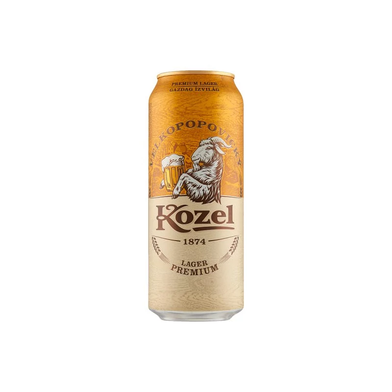 Kozel dobozos sör 0.5 L DRS