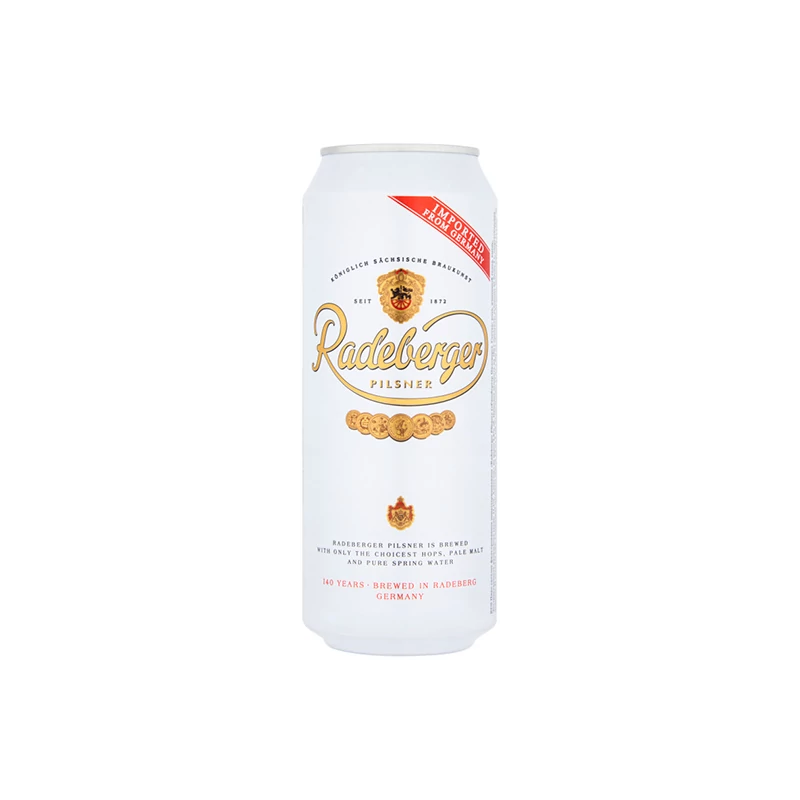 Radeberger dobozos sör 0.5 L DRS