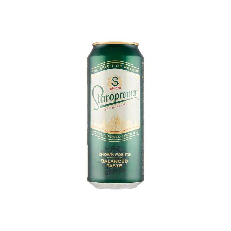 Staropramen dobozos sör 0.5 L DRS