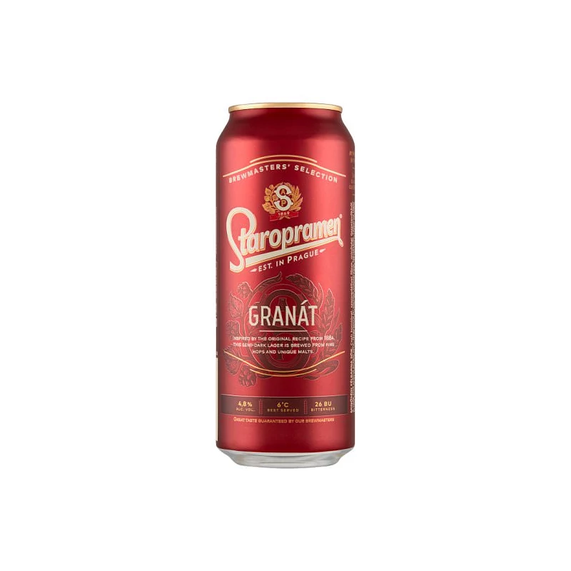 Staropramen Granat dobozos sör 0.5 L DRS