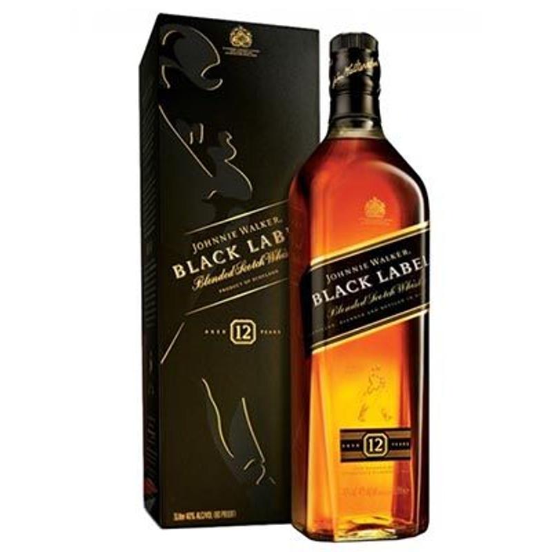 Johnnie Walker Black Label 12 Years Whisky 0.7 L DD. 
